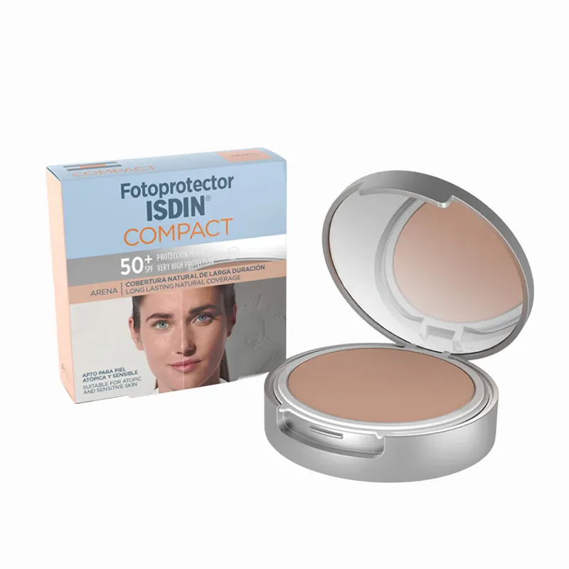 Isdin Bloqueador Compacto Color Arena SPF 50+